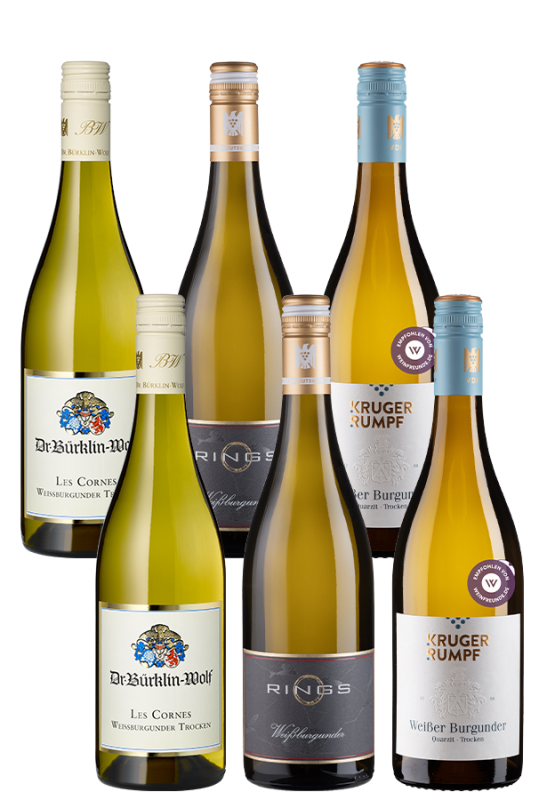 6er-Paket VDP-Weißburgunder - Weinpakete aus Deutschland