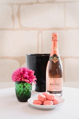Bouvet Excellence Rosé Crémant de Loire Brut - Klassische Flaschengärung – Cabernet Franc – Cremant Rosé Ideal als Geschenk - 1 x 0.75 L - 4