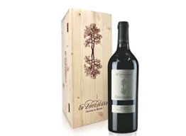 Lo Zoccolaio Langhe DOC Baccanera Rotwein - Flaschen Piedmont Wein Holzbox Barbera-Merlot-Nebbiolo-Canernet Sauvignon trocken Barbera trocken (1 x 750 ml) - 1